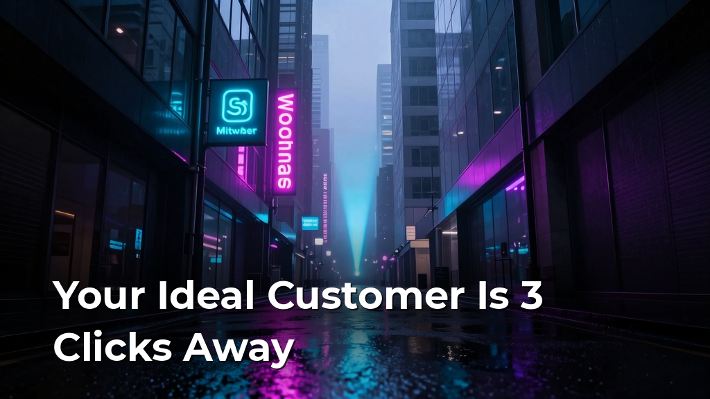 Your Ideal Customer Is 3 Clicks Away